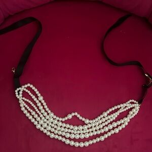 Five Strand Pearl Necklace
